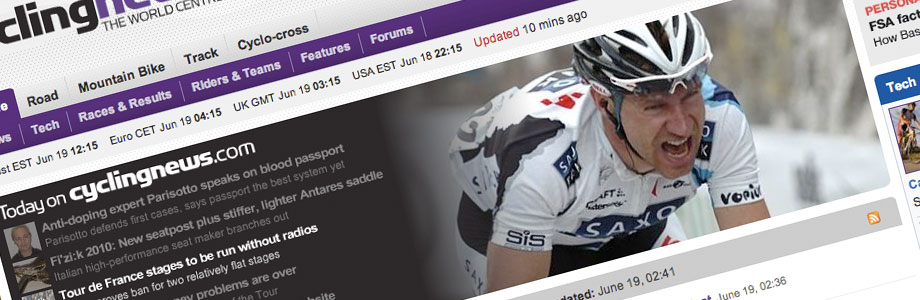 Cyclingnews.com Shoots Itself In The (Inter)Face